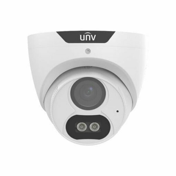 Uniview 5MP ColourHunter HD Eyeball Analog Camera 2.8mm Fixed Lens, DC12V, Mic UAC-T125-AF28M-W